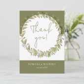 ロマン芸術的ティグリーンリース サンキューカード (スタンド正面)