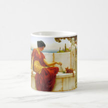 ロマン遊女性の猫お気に入りのと