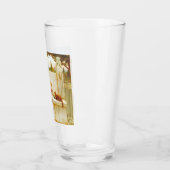 ロマン遊女性の猫お気に入りのと タンブラーグラス (左)