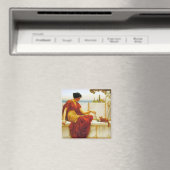 ロマン遊女性の猫お気に入りのと マグネット (インサイチュ (食洗機))