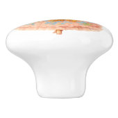 ロマン魅力的ティックヴィンテージガールフローラフレーム セラミックノブ (側面)