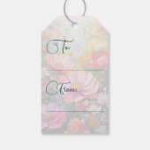 ロマン鮮やかティックフローラガーデン誕生日 ギフトタグ (裏面)