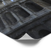 ロマン・コロッセオを見上げる広い景色 ポスター (角)