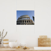 ロマン・コロッセオを見上げる広い景色 ポスター (キッチン)