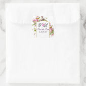 ロマンi̇トカモノグラム/ピンクシクラメンは日付を保存 スクエアシール (バッグ)