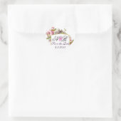 ロマンi̇トカモノグラム/ピンクシクラメンは日付を保存 ハートシール (バッグ)