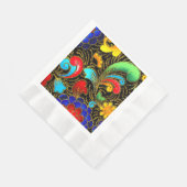 ロマーノフガーデン 縁ありランチョンナプキン (角)