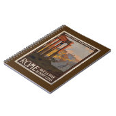 ロマーフォーラムヴィンテージ旅行広告 ノートブック (左側)