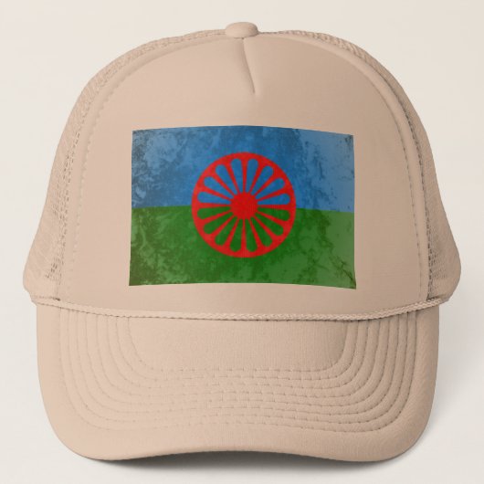 ロマ国旗 キャップ (正面)