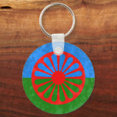 ロマ国旗 キーホルダー (正面)