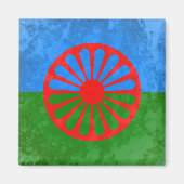 ロマ国旗 マグネット (正面)