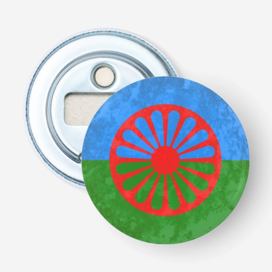 ロマ国旗 栓抜き (正面)