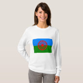 ロマ国旗 Tシャツ (正面フル)