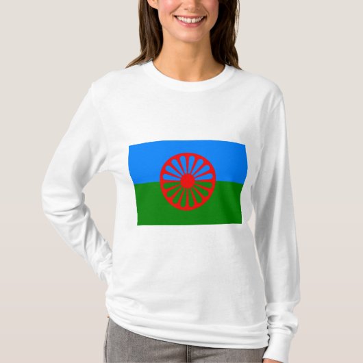 ロマ国旗 Tシャツ (正面)