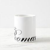 ロマ書ンスをキスをするよ コーヒーマグカップ (中央)