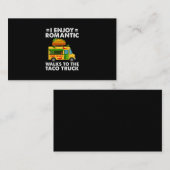 ロマ楽しむンチックにタコトラックに行おもしろいく 名刺 (正面/裏面)