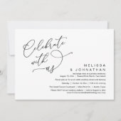 ロマ祝ティのディナ結婚ー 招待状 (正面)