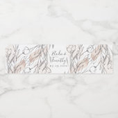 ロマ素朴ス結婚のウォーターボトルラベル ペットボトルラベル (シングルラベル)