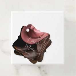 ロマ素朴ンス結婚の感謝 フェイバータグ