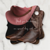 ロマ素朴ンス結婚の感謝 フェイバータグ (裏面)