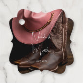 ロマ素朴ンス結婚の感謝 フェイバータグ (正面)