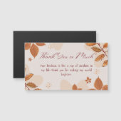 ロマ素朴ンス結婚式招待状 (正面/裏面)