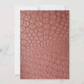 ロマ素朴ンス：ブーツ&ハットブライダルシャワー 招待状 (裏面)