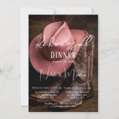 ロマ素朴ンス：ブーツ&ハットリハーサルディナー 招待状 (正面)