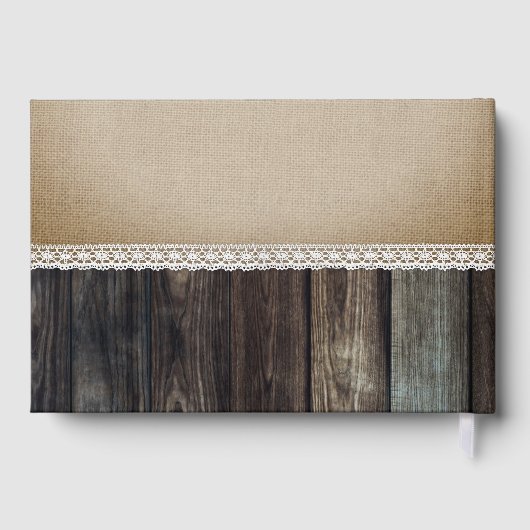 ロマ素朴ンチカントリー・ウッド氏&ミセス結婚ズ ゲストブック (裏面)