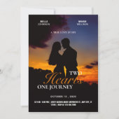 ロマ結婚ンスドラマのポスター写真 招待状