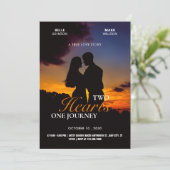 ロマ結婚ンスドラマのポスター写真 招待状 (スタンド正面)