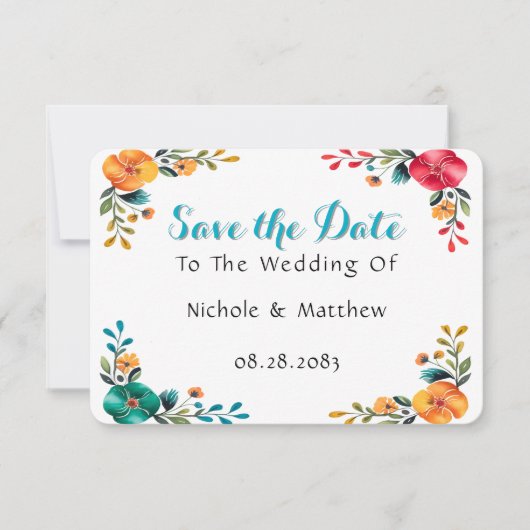 ロマ絵を描ン結婚ス セーブザデート (正面)