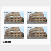 ロマ・コリセウム 長方形シール (シート)