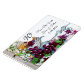 ロマi̇ントカ4 MONOGRAM，日付を保存，緑，白 マグネット (左側)