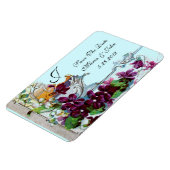 ロマi̇ントカ4 MONOGRAM，日付を保存，緑，青 マグネット (左側)