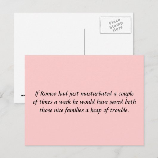 ロミもしオは… ポストカード (正面/裏面)