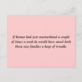 ロミもしオは… ポストカード (正面)