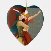 ロミオおよびJulietのバレエ セラミックオーナメント (右)
