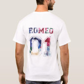 ロミオとジュリエットのシャツ Tシャツ (裏面)