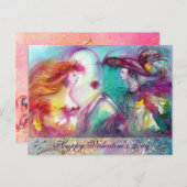 ロミオとジュリエットのバレンタインデー シーズンポストカード (正面/裏面)