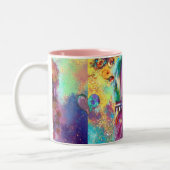 ロミオとジュリエットのロマンチックなバレンタインデーハート ツートーンマグカップ (左)