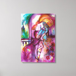 ロミオとジュリエットのロマンチックなバレンタインデー キャンバスプリント