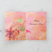 ロミオとジュリエットのロマンチックなバレンタインデー シーズンカード (内部)