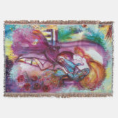 ロミオとジュリエットのロマンチックなバレンタインデー スローブランケット (正面)