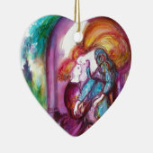 ロミオとジュリエットのロマンチックなバレンタインデー セラミックオーナメント (右)