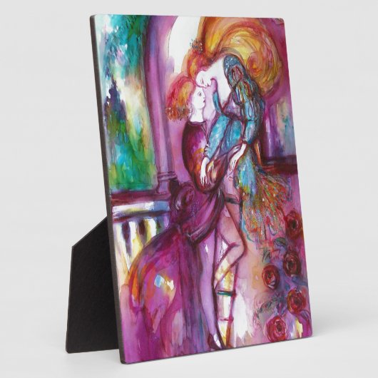 ロミオとジュリエットのロマンチックなバレンタインデー フォトプラーク (側面)