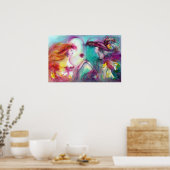 ロミオとジュリエットのロマンチックなバレンタインデー ポスター (キッチン)