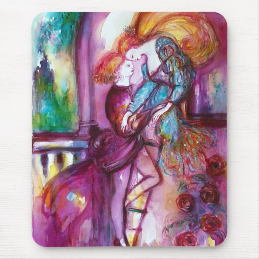 ロミオとジュリエットのロマンチックなバレンタインデー マウスパッド (正面)