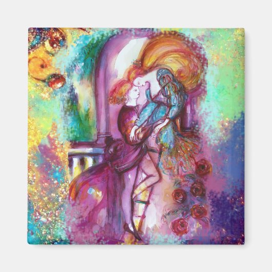 ロミオとジュリエットのロマンチックなバレンタインデー マグネット (正面)