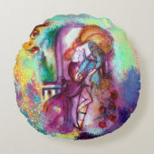 ロミオとジュリエットのロマンチックなバレンタインデー ラウンドクッション (正面)